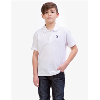BOYS SOLID PIQUE POLO SHIRT