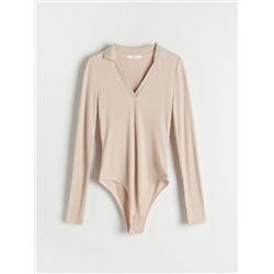 Body Aus Ripp-Jersey