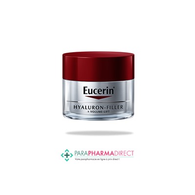 Eucerin Hyaluron-Filler +Volume-Lift Soin de Jour SPF15 Peau Sèche 50ml