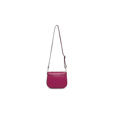 Bandolera de piel Tex Violeta