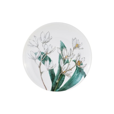 Пара чайная, 1 перс, 2 пр, 240 мл, фарфор P, белая, Белая орхидея, Royal Botanic Gardens, 62613