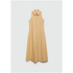 Vestido camisero lino