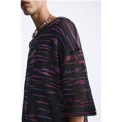 CAMISETA PUNTO TEXTURA BOUCLÉ