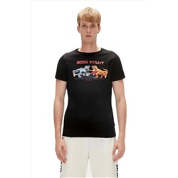Bad Bear, Boss 0 Yaka Erkek Tshirt - Siyah