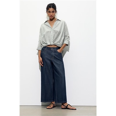 CAMISA NUDO CON LINO