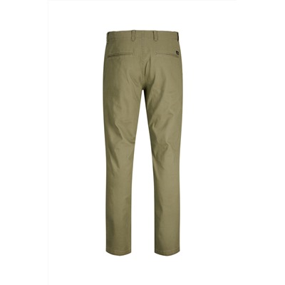 Pantalón recto Caqui