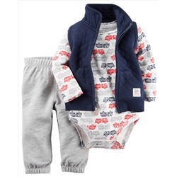 3-Piece Little Vest Set