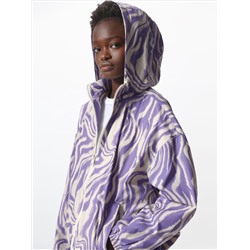 PRINTED JACKET WITH HOOD
