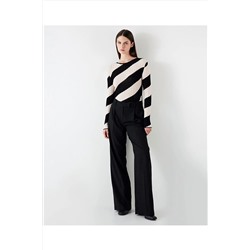 İpekyolWide leg fit pileli pantolon
