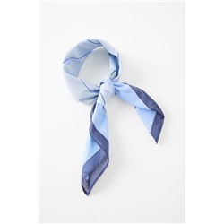 Pañuelo para cuello rayas azul