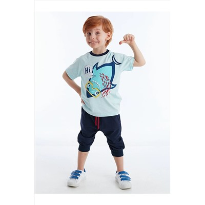 Denokids Hi Shark Erkek Çocuk Kapri Takım CFF-20Y1-059