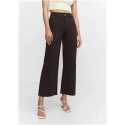 Jeans culotte tiro alto -  Mujer | MANGO OUTLET España