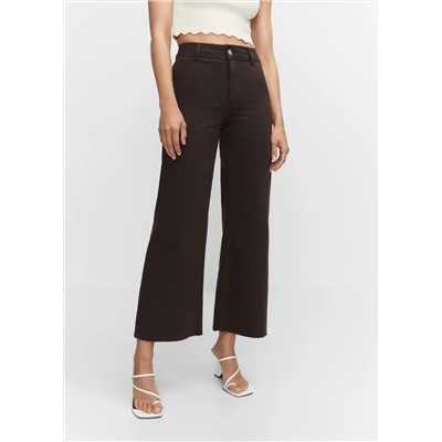 Jeans culotte tiro alto -  Mujer | MANGO OUTLET España
