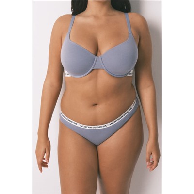 Pack bragas brasileñas anchas algodón logo