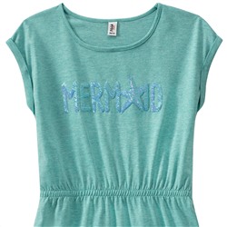Mädchen Kleid mit Pailletten-Schriftzug