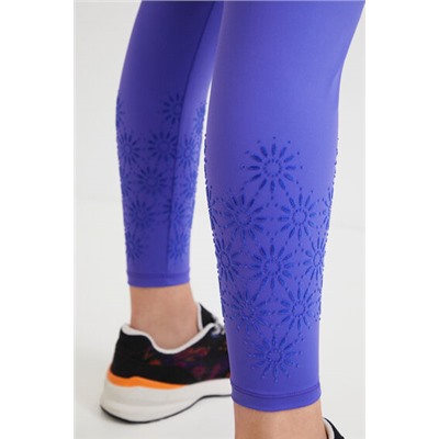 Leggings detalles flocados