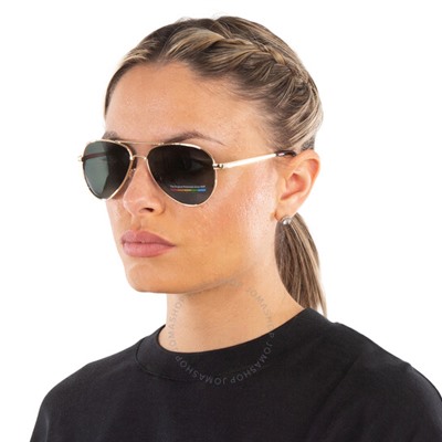 Polaroid  Polarized Green Pilot Unisex Sunglasses Item No. PLD 6012/N/NEW 0PEF/UC 56