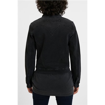 Chaqueta vaquera slim lentejuelas