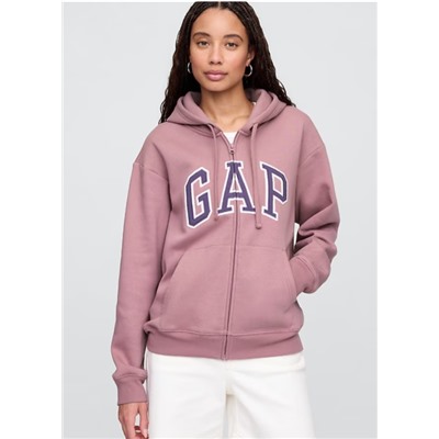 Relaxed Gap Logo Zip Hoodie