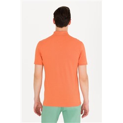 Erkek Kiremit Basic Polo Yaka Tişört