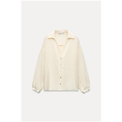 METALLIC THREAD RUSTIC SHIRT