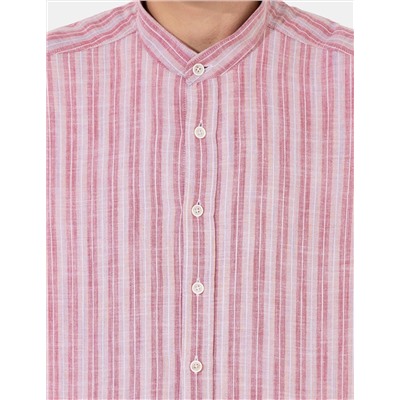 Gül Kurusu Slim Fit Uzun Kollu Gömlek