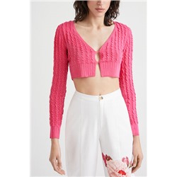 Chaqueta punto cropped