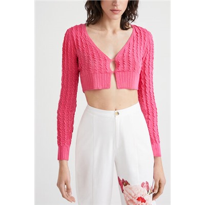Chaqueta punto cropped