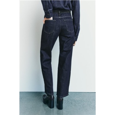 ZW COLLECTION RELAXED FIT MID-RISE JEANS