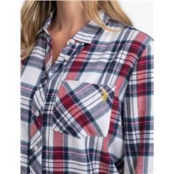 FLANNEL PLAID LONG SLEEVE SHIRT