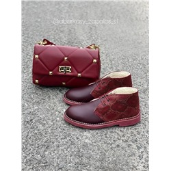 Ab. Zapatos 4525 Burdeos+Ab.Zapatos PELLE Valentina (820) Burdeos АКЦИЯ