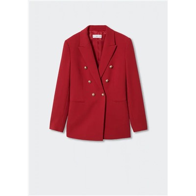 Americana doble botonadura -  Mujer | MANGO OUTLET Melilla