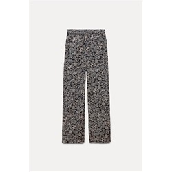 PRINTED PALAZZO TROUSERS