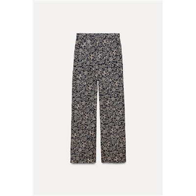 PRINTED PALAZZO TROUSERS