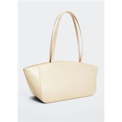Bolso alargado doble asa -  Mujer | MANGO OUTLET Melilla