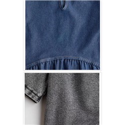 Детское платье из тонкого джерси под джинс H&*M 🖤❤️ Цена на оф.сайте 3570₽