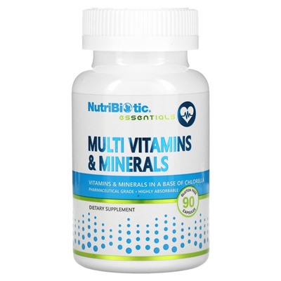 MULTI VITAMINS & MINERALS 90 cap NutriBiOtic