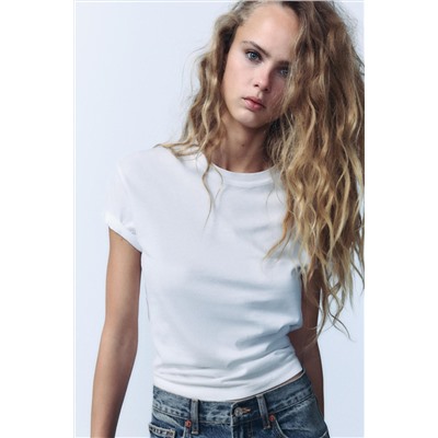 TRF WIDE-LEG HIGH-WAIST FULL LENGTH JEANS