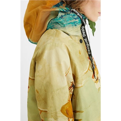 Parka capucha 100% algodón