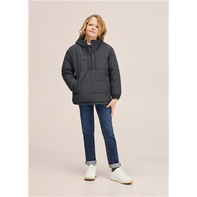 Anorak acolchado capucha -  Niño | MANGO OUTLET España