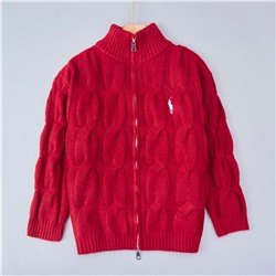 Вязаный кардиган на молнии с воротником-стойкой  RALPH LAURE*N ОРИГИНАЛ!