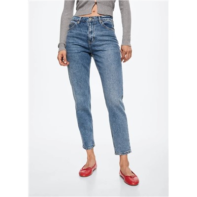 Jeans mom confort tiro alto -  Mujer | MANGO OUTLET España