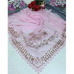 Платок женский с красивым декором (90*90 см.) арт. 253360