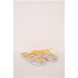Chanclas SmileyWorld® tiras amarillas