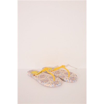 Chanclas SmileyWorld® tiras amarillas