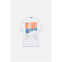 T-SHIRT WITH FRONT PRINT