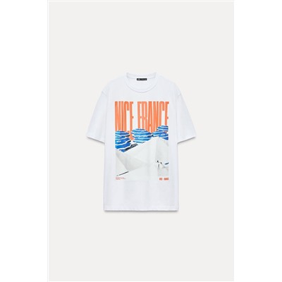 T-SHIRT WITH FRONT PRINT