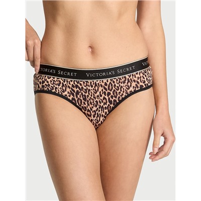 Logo Cotton Hiphugger Panty
