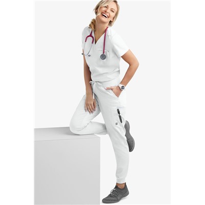 UA Butter-Soft STRETCH Women's 1-Pocket V-Neck Tuck-In Scrub Top