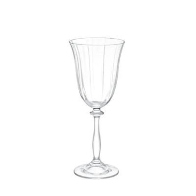 Lucinda Optikli 4'lü Kristal Şarap Kadehi Seti - 270 ml